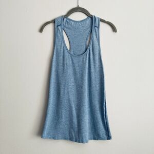 Lululemon Womens Tank Top Blue Racerback Scoop Neck No Size Approx Medium